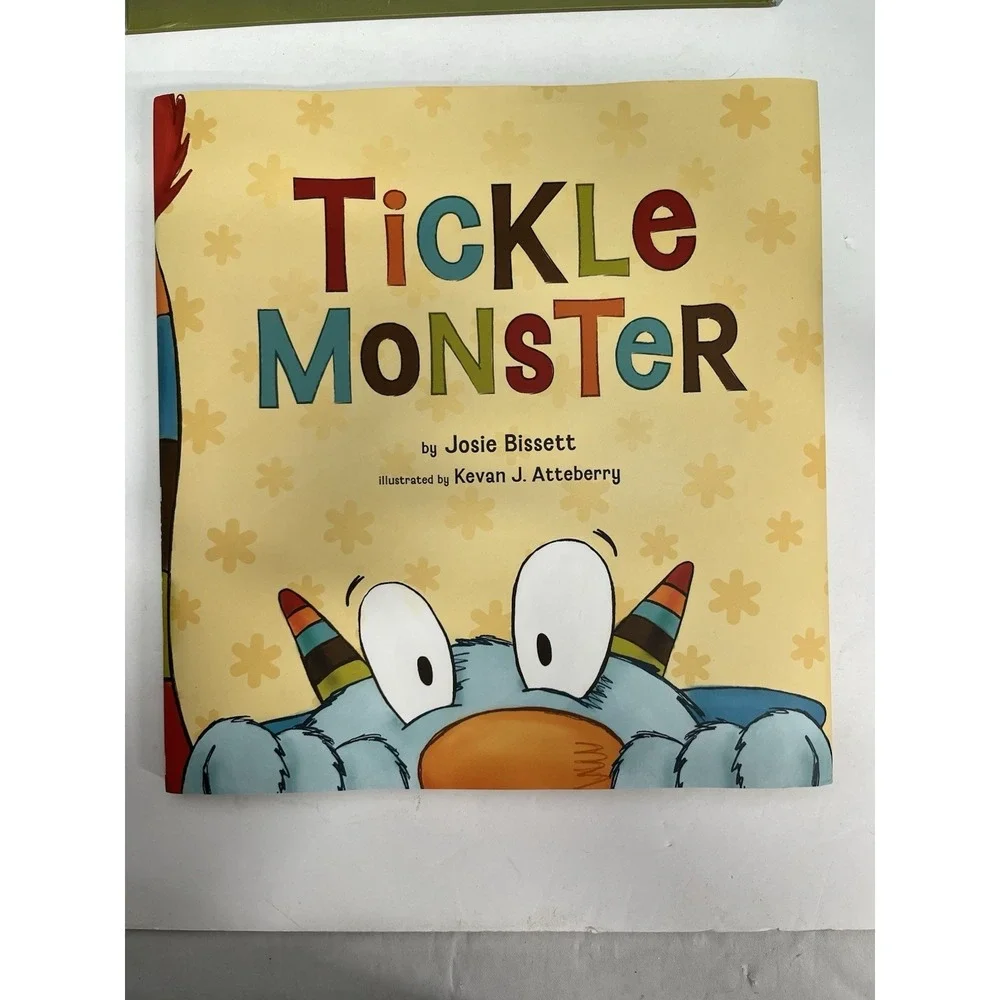 Tickle Monster Laughter Kit Book Set /w Tickle Mitts By Josie Bissett